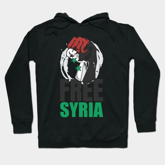 Syria T-Shirt Flag Hoodie by avshirtnation
